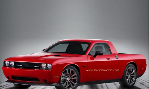 Визуализации пикапа Dodge Challenger 
